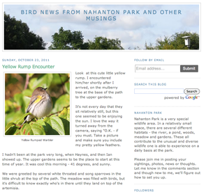 Nahanton Park Blog